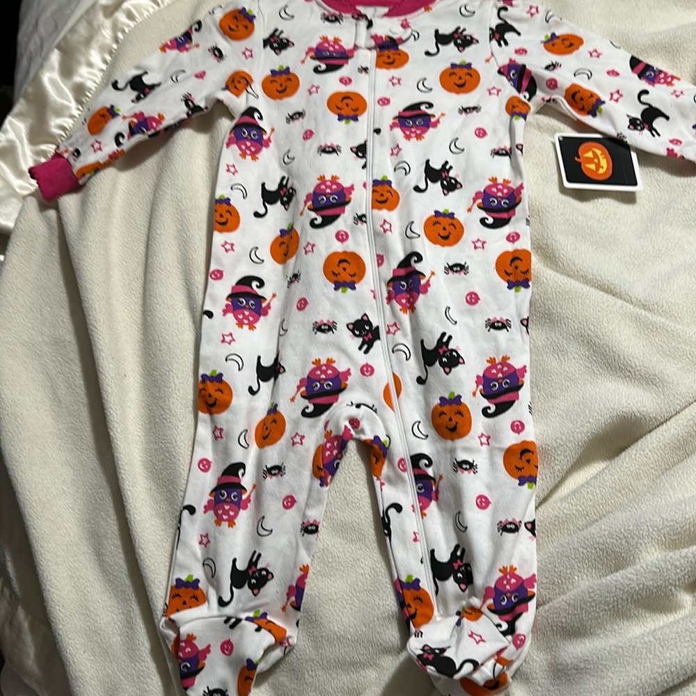 Halloween Sleep and Play Onesie